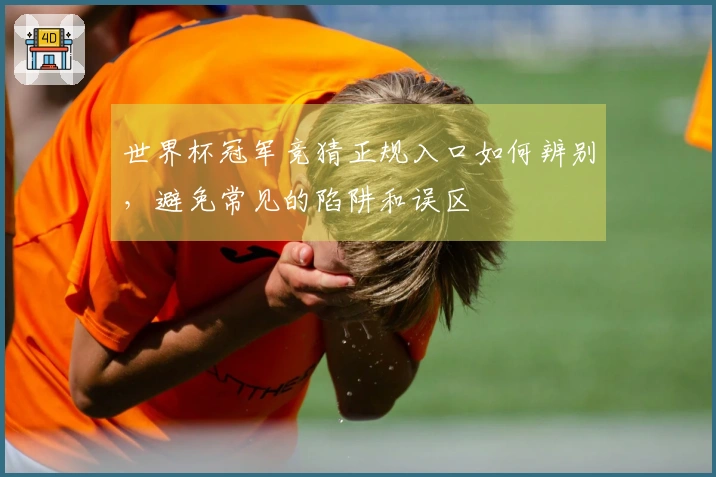 世界杯冠军竞猜正规入口如何辨别，避免常见的陷阱和误区